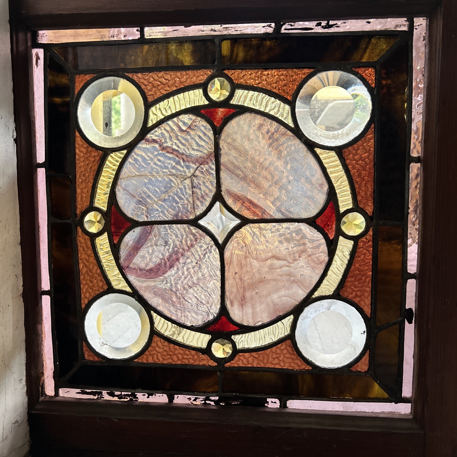 Pair Stained Glass Windows