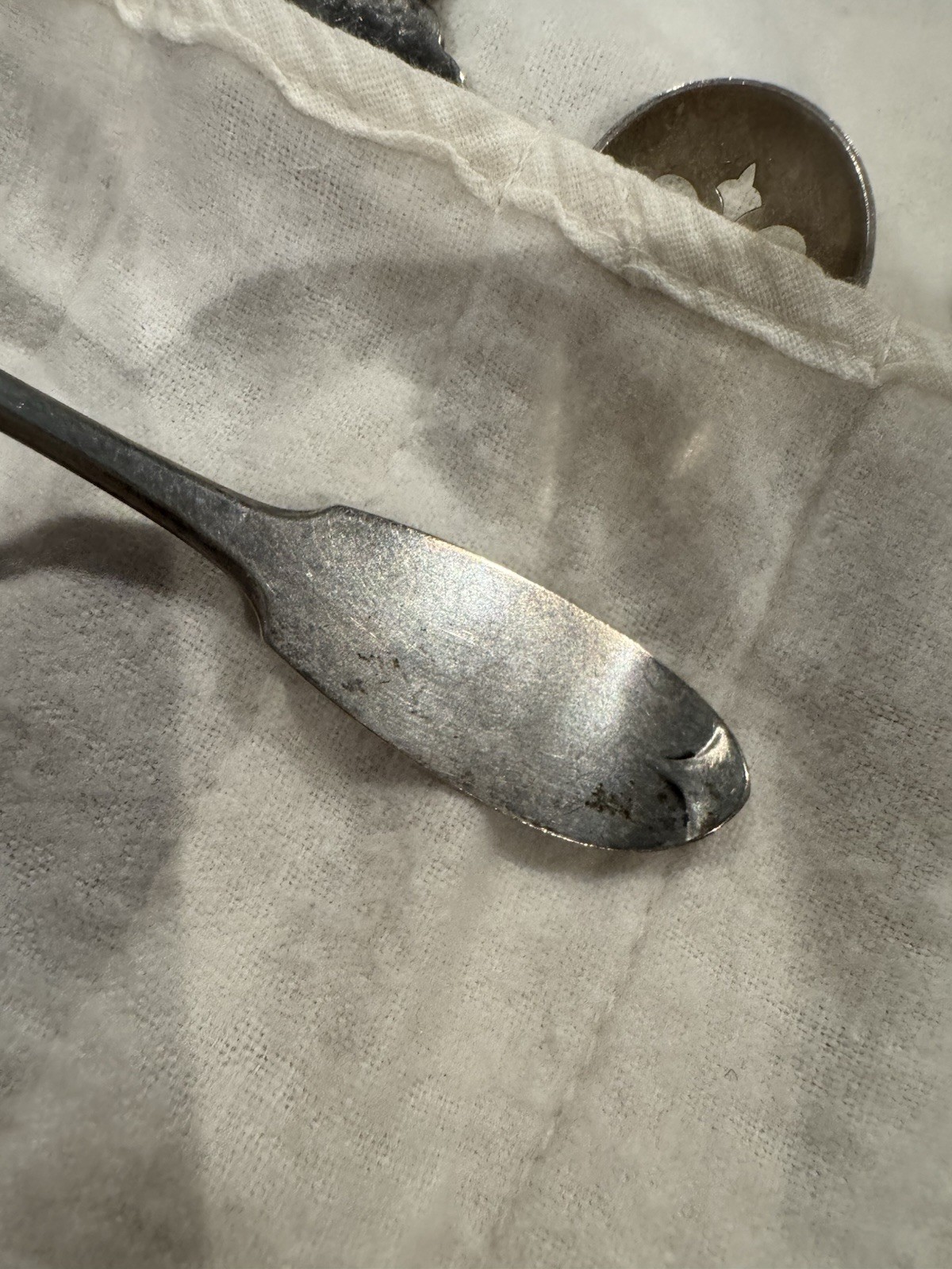 American Coin Silver Youth Fork R & J Nelson 15 G