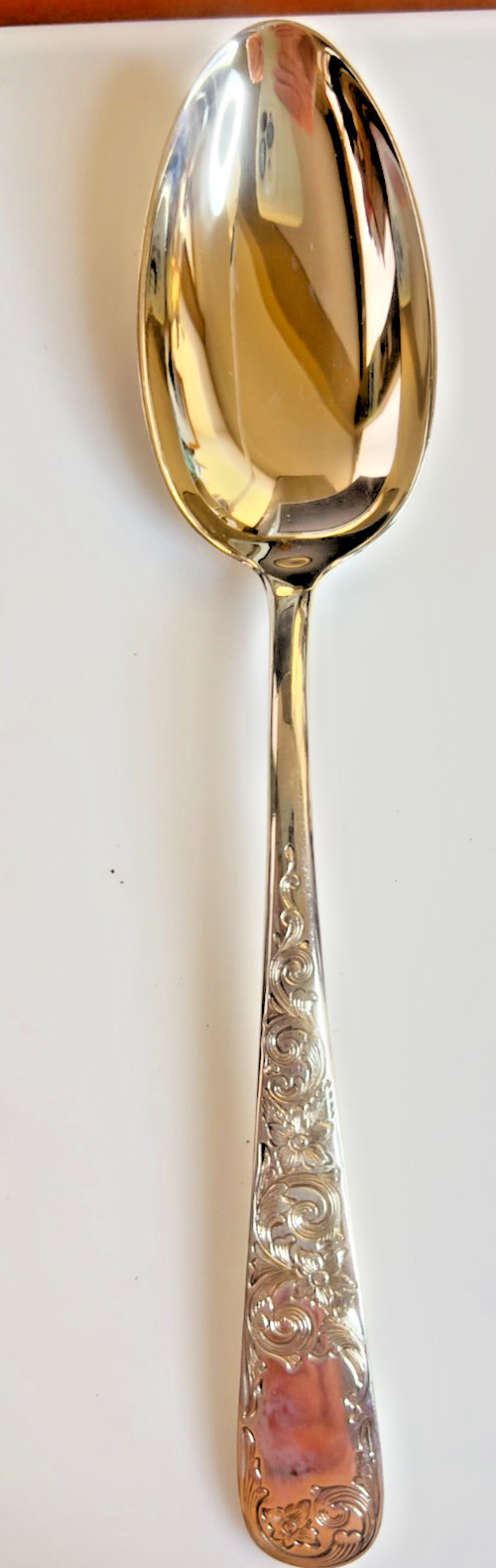 OLD MARYLAND KIRK & SON STERLING 8 1/4″ SERVING SPOON NO MONO POLISHED GORGEOUS
