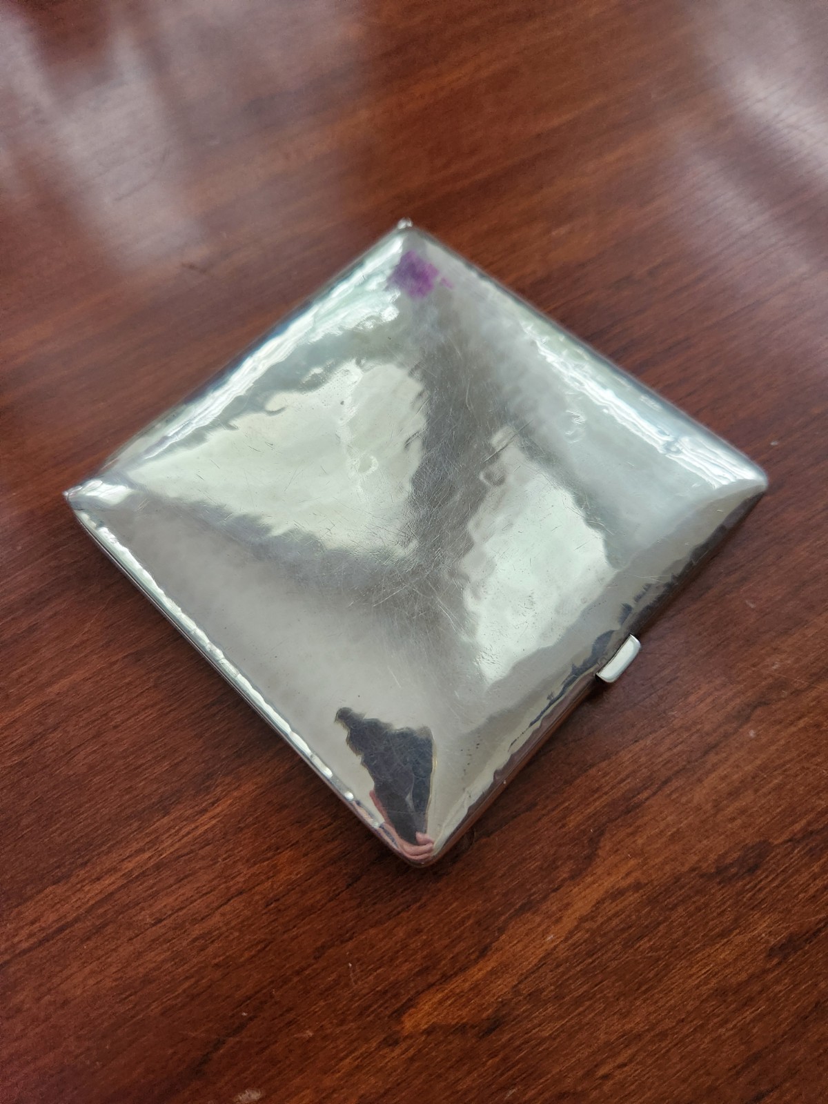 Antique Bliss Sterling Silver Cigarette Box Card Case Money Coin Holder 90.5g