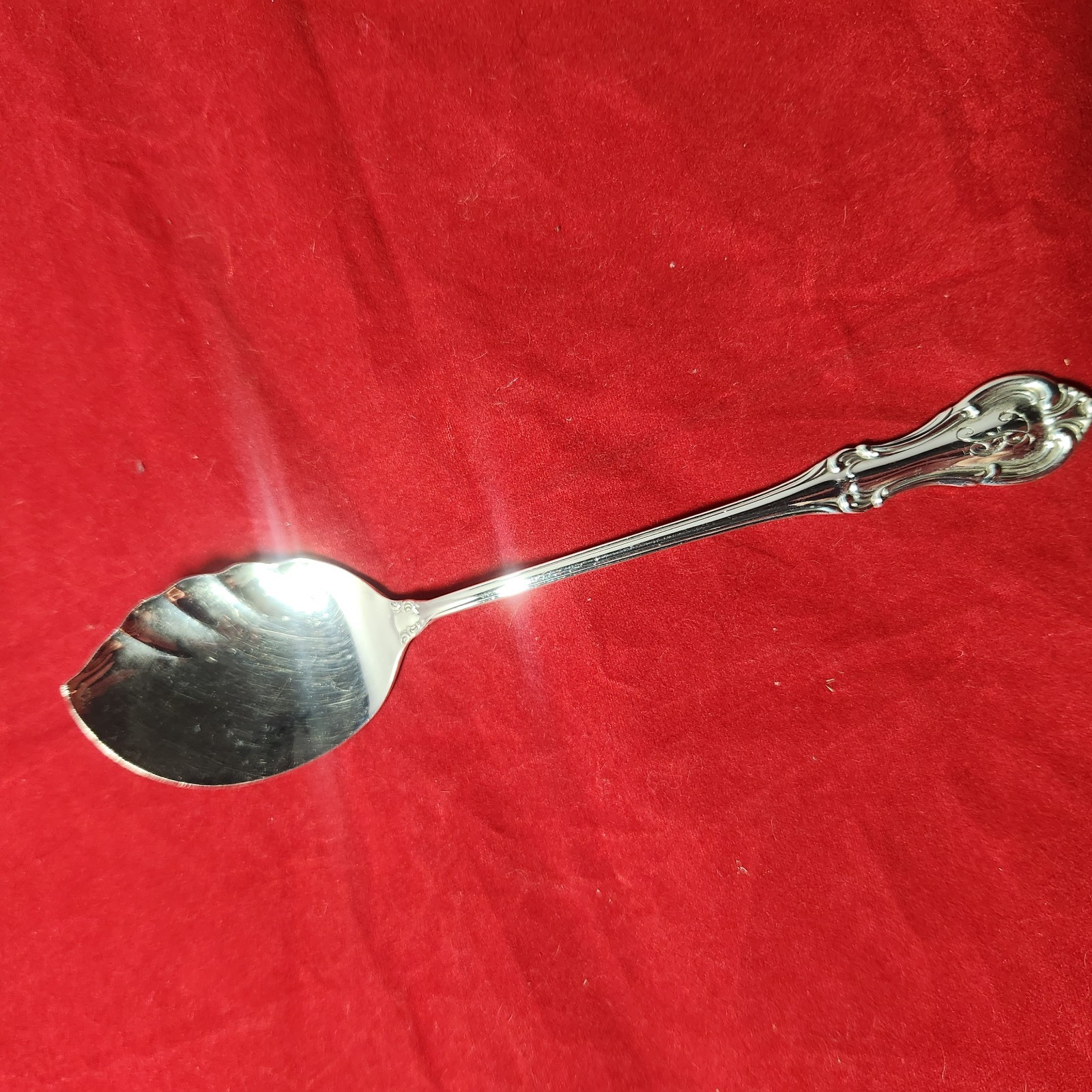 Vintage Joan Of Arc International Sterling Silver Jelly Spoon 6 3/8”