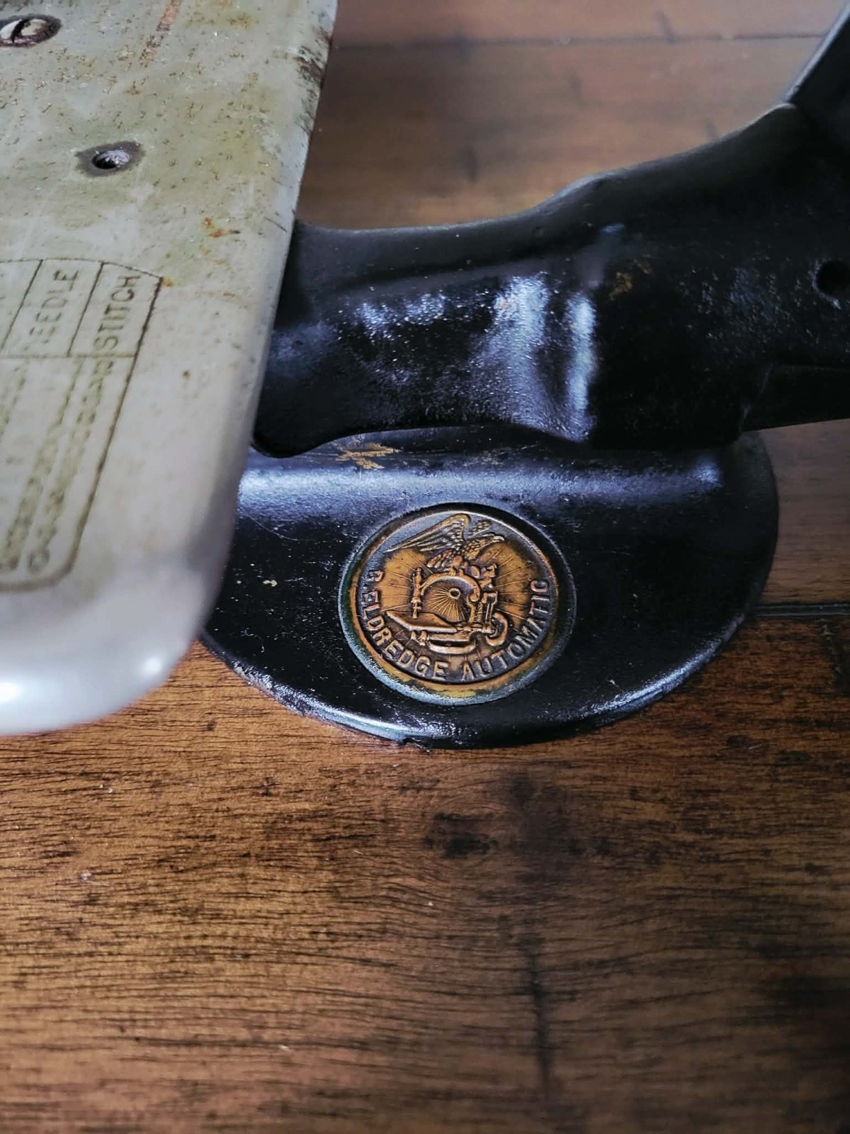 Vintage Early 1900s B Eldredge Automatic by The National Sewing Machine Company