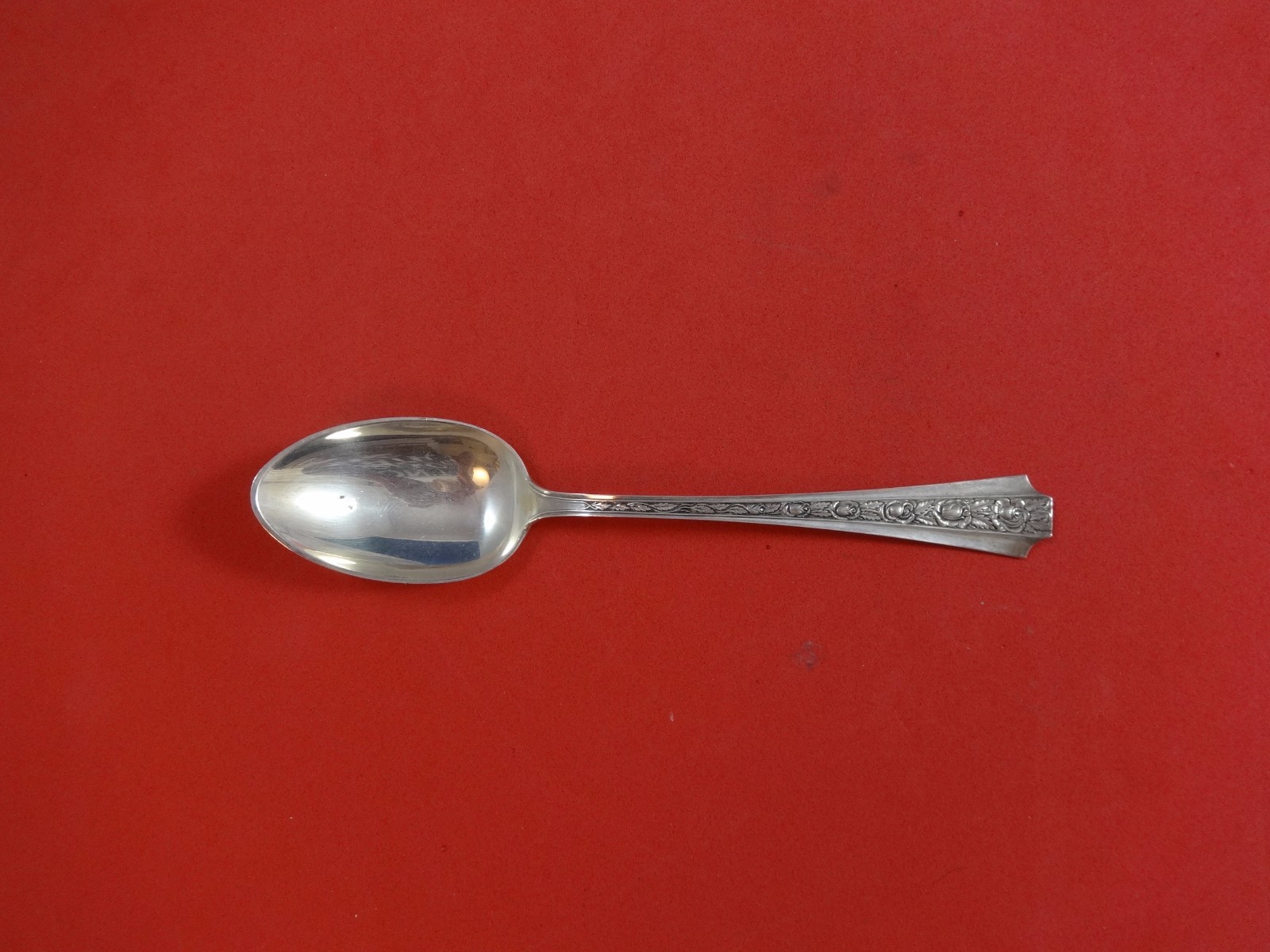 Talisman Rose by Frank Whiting Sterling Silver Place Soup Spoon 7 1/4″