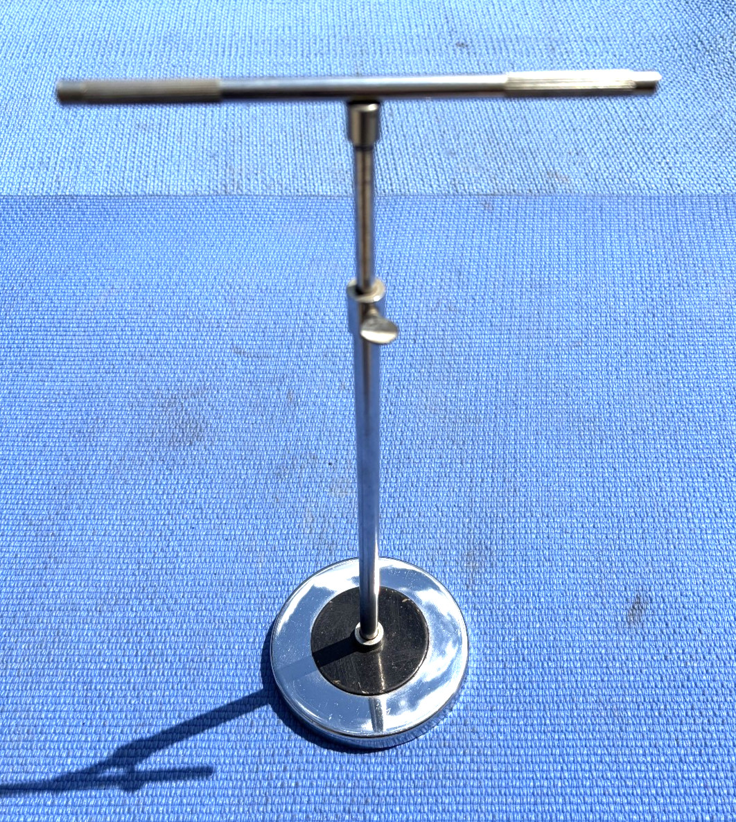 Adjustable Countertop Clothing Store Chrome Display Stand Vintage Shirt 13″-20″