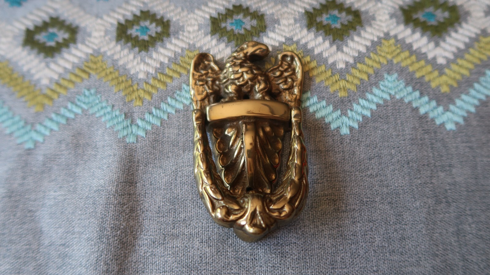 Antique Brass American Eagle Door Knocker 3.75″