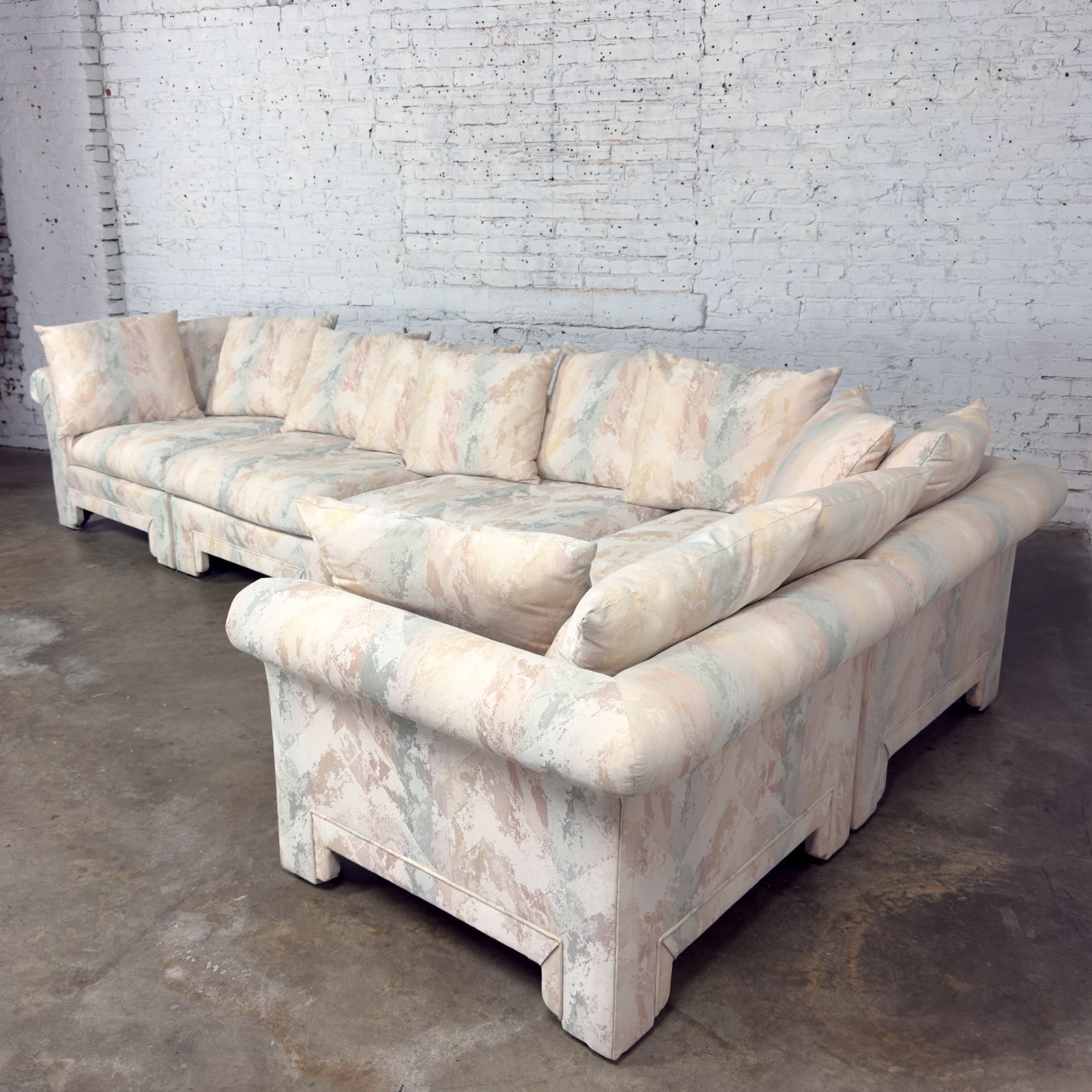 Modern 5 Piece Modular Sectional Sofa Contemporary Classics Line by Drexel