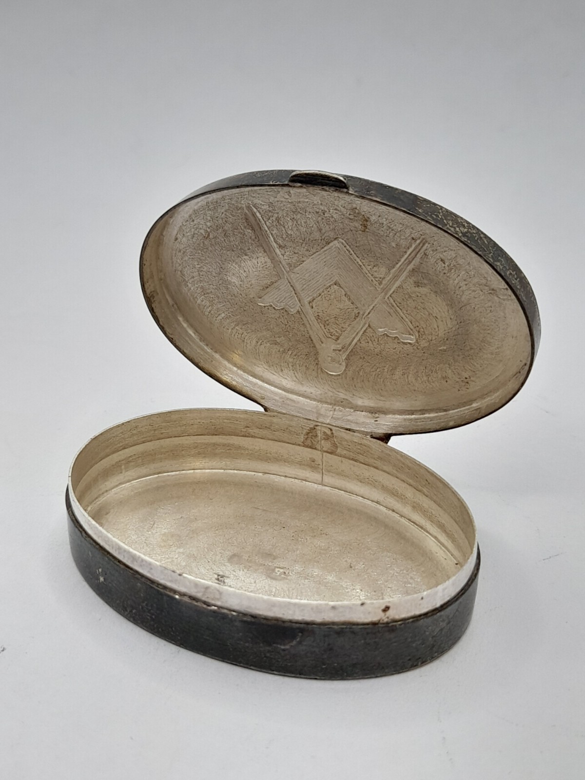 Masonic Mason’s Sterling 925 Silver Pill Trinket Box – 1994 Lyndhurst Lodge 8012