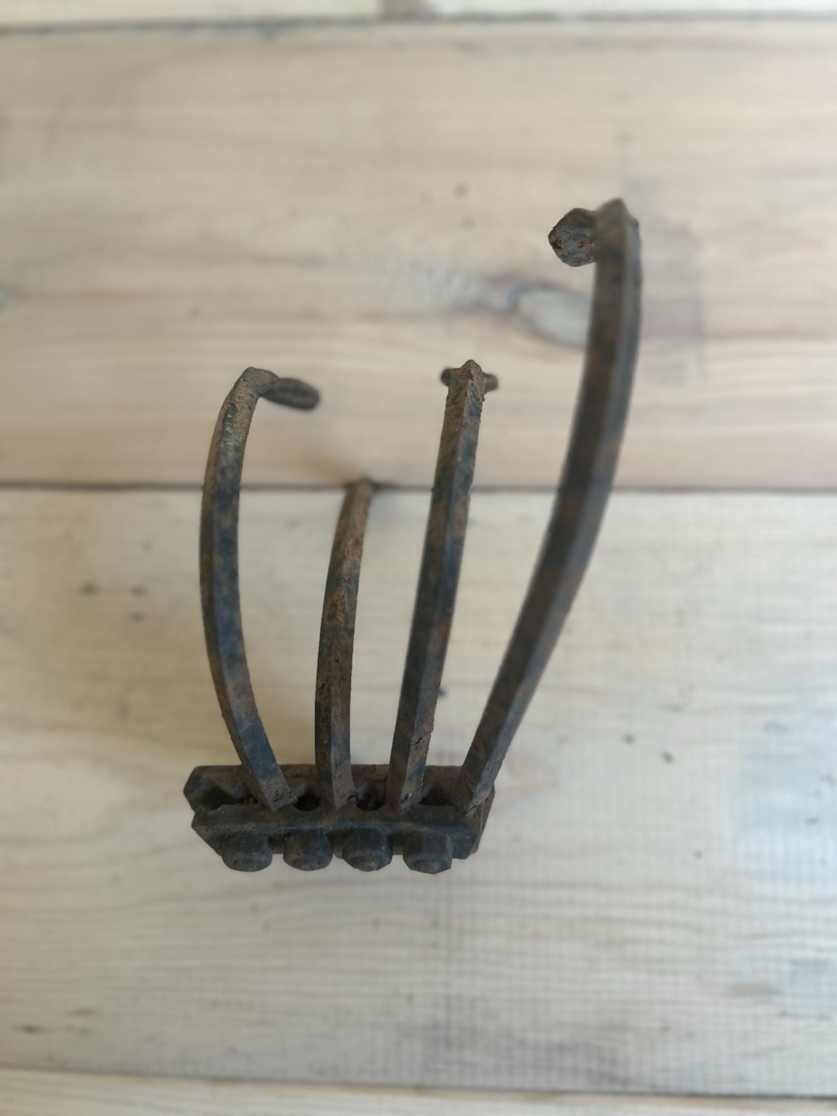 Vintage 4 Tine Hand Cultivator Rake Claw Garden Tool Head