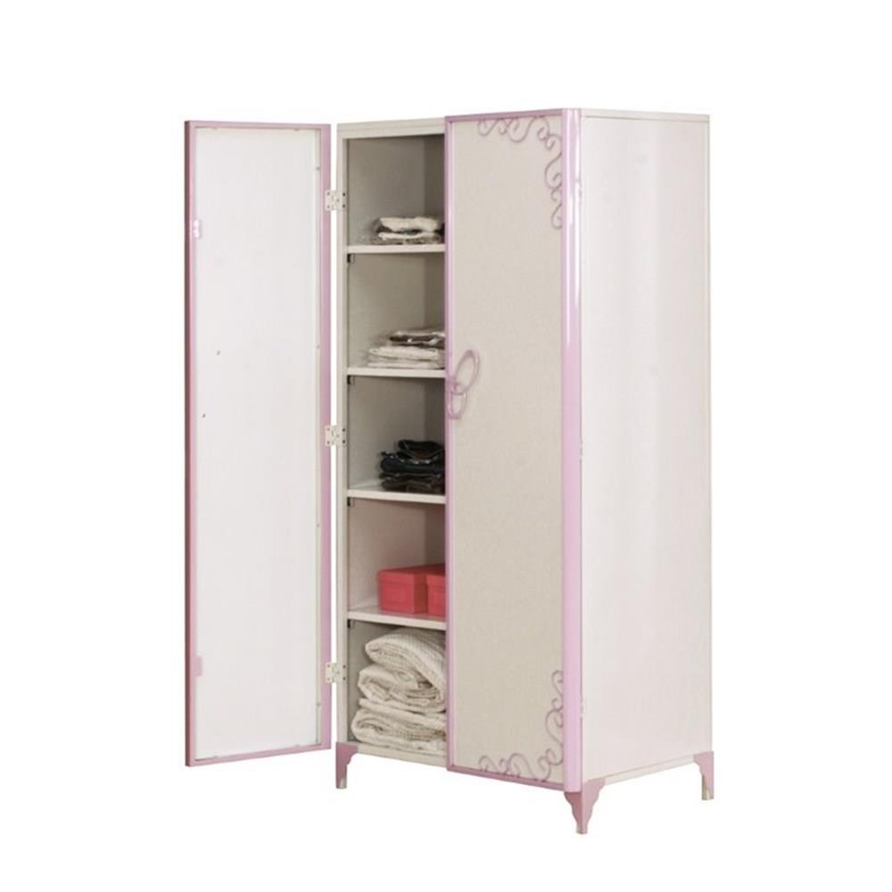 Bowery Hill Wardrobe Armoire in White