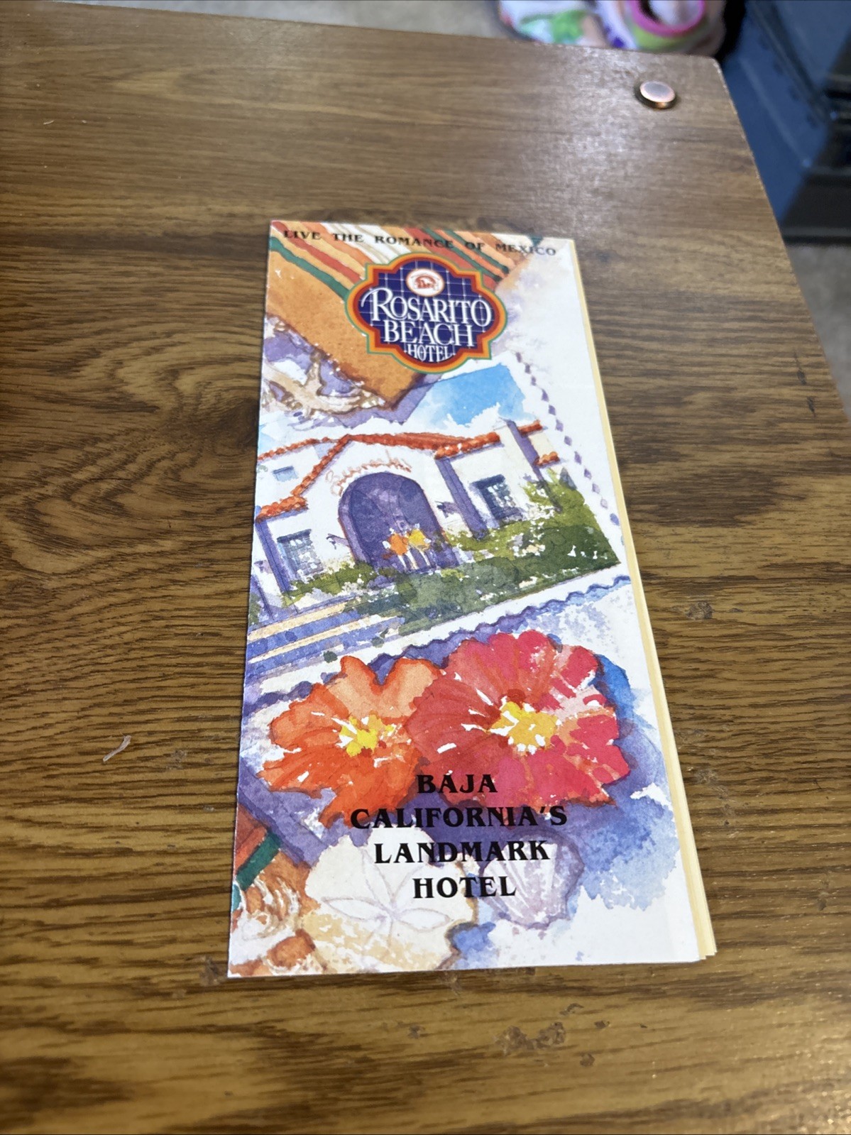 Rosarito Beach Hotel Pamphlet Baja California , Mexico 1990s
