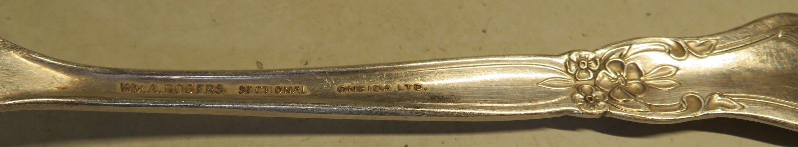 Vintage Wm A Rogers Oneida Ltd Valley Rose Silver-plated 7 Pc Mixed Lot Fork Kni