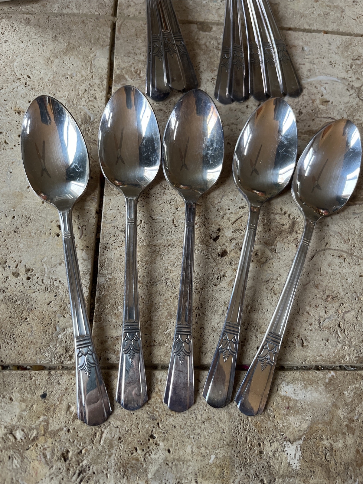 5 International Silver Court SOVEREIGN Silverplate 1939 3 Sets Ava