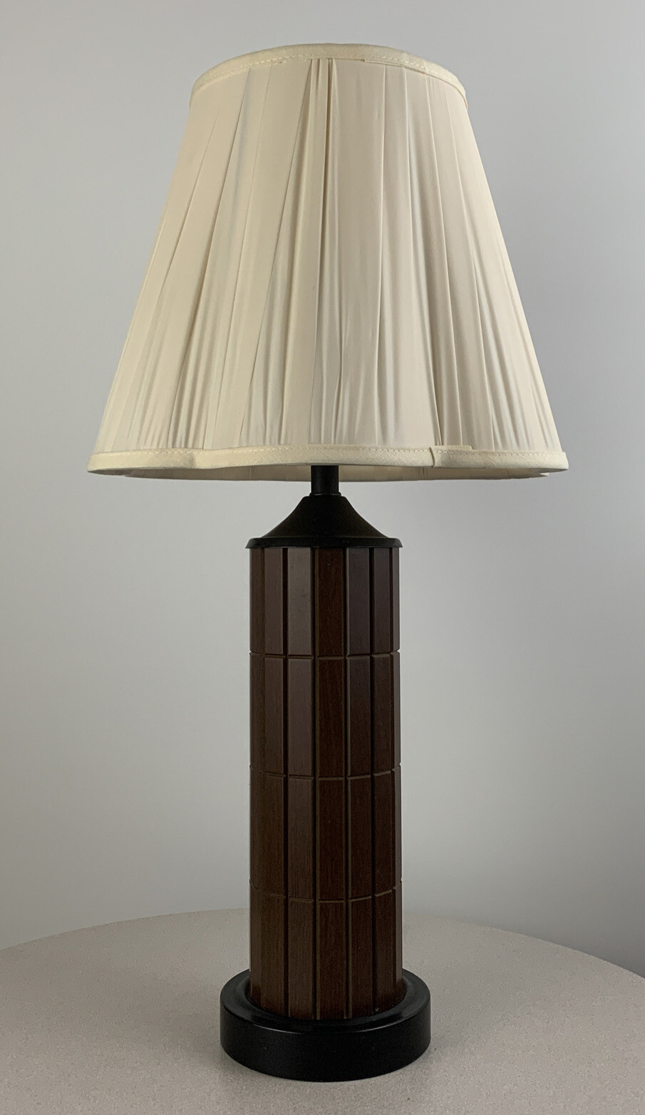 Vintage Retro Mid Century Danish Modern Teak Hans Wegner Era Lamp Circa 1960s