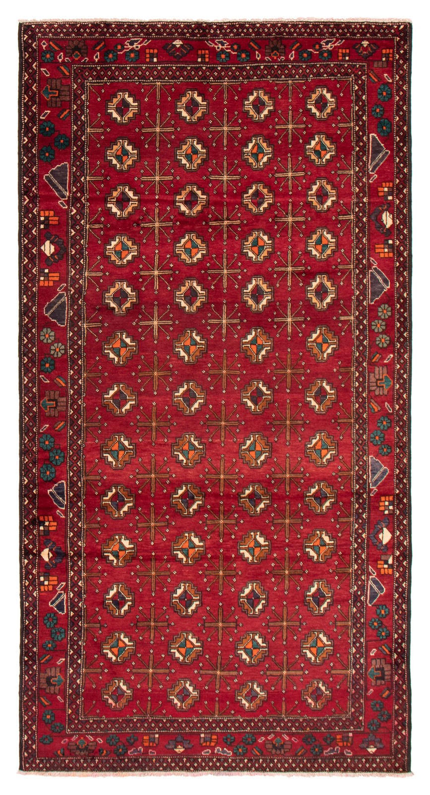 Vintage Traditional Hand-Knotted Area Rug 5’1″ x 9’10” Oriental Wool Carpet