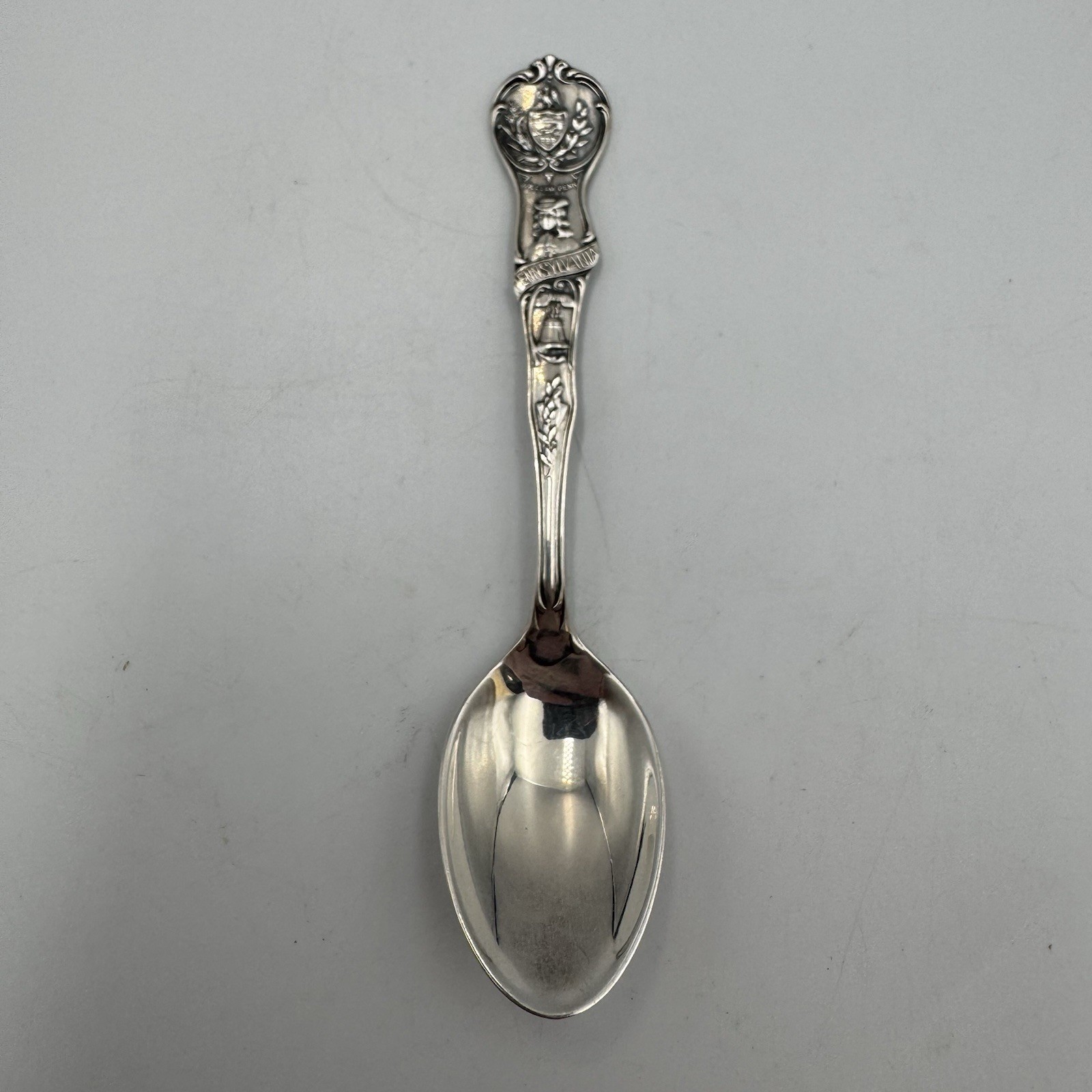 Sterling Silver 925 Pennsylvania 4in. Souvenir Spoon 11.2g