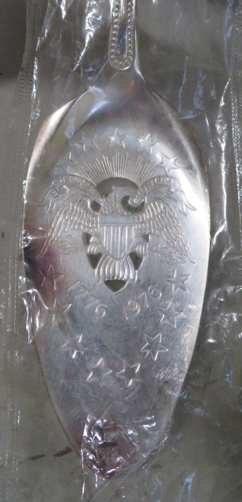 Vintage Bicentennial Eagle Pie Cake Server by Oneida Community Silverplate NEW
