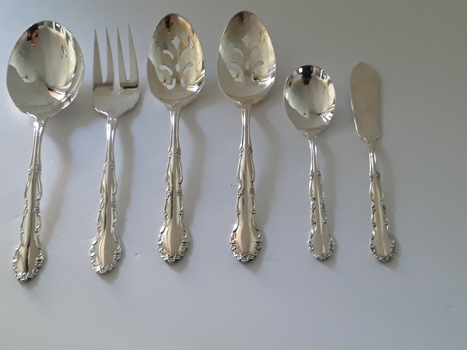 Oneida FLIRTATION Silverplate SERVING SET 6 Piece (S8)