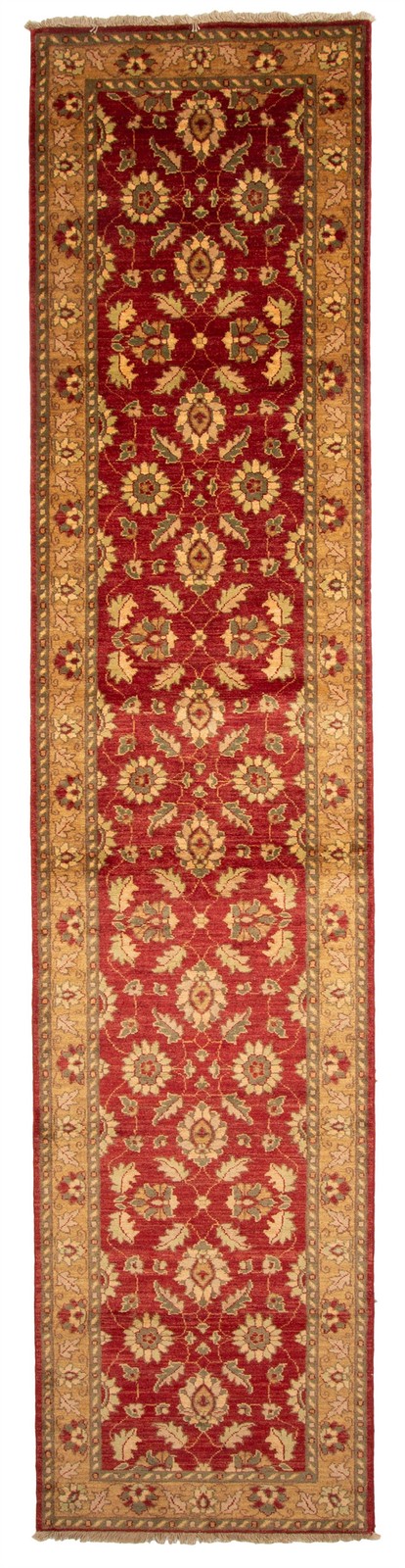 2’9″ x 13’5″ Vintage Hand-knotted Runner Rug Traditional Oriental Wool Carpet