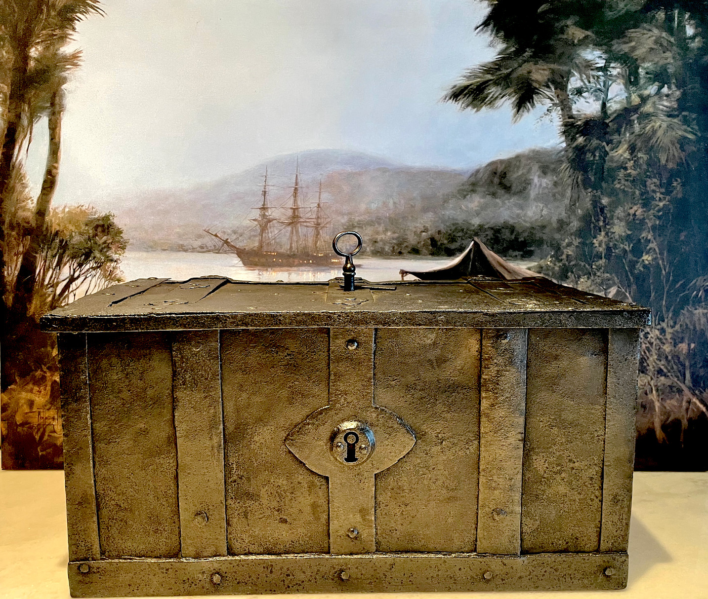 NUREMBERG TREASURE CHEST 1600’s PIRATE GOLD COINS SHIPWRECK TREASURE FLEET COB
