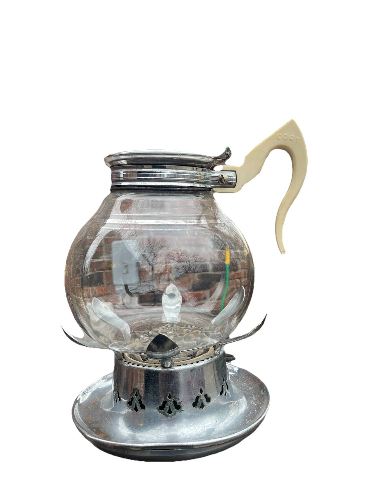 Cory Art Deco Style DXL Coffee Server – Warmer Pot & Heat Base