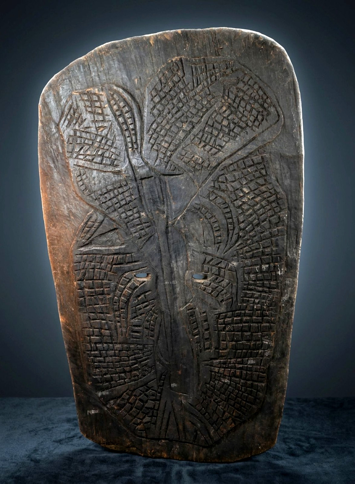A Rare Kalam Fighting Shield Field Collected 1981