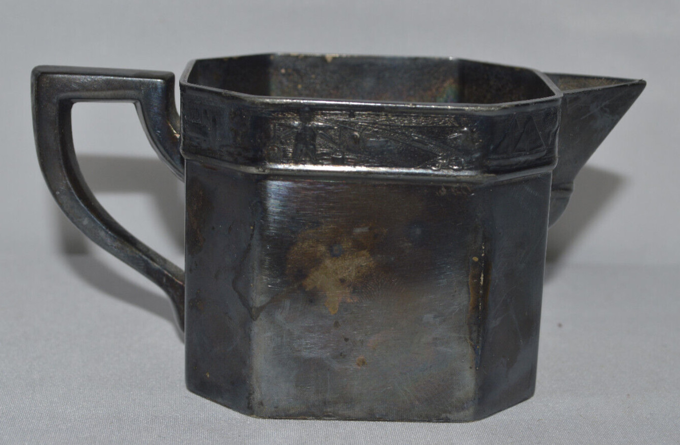 Vintage Colonial Silverplate 841 EPNS Creamer