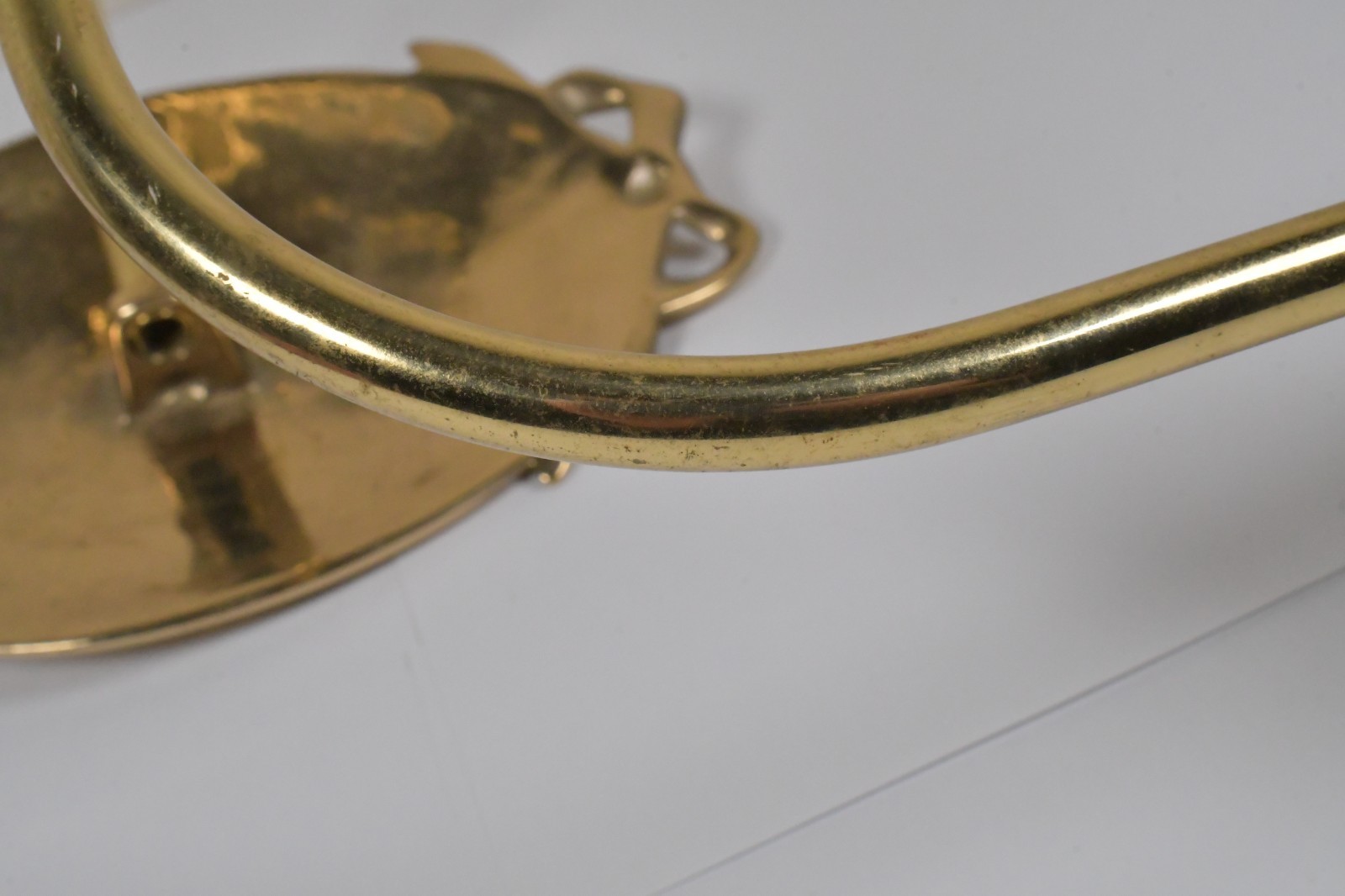 (4) Hollywood Regency Brass Gibson Girl Window Curtain Tiebacks Holdbacks by NTY