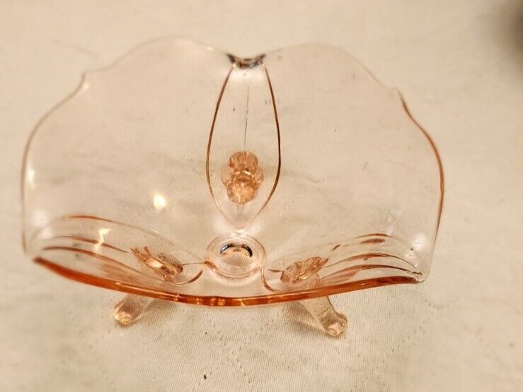 Vintage Pink Glass Serving Bowl for Your Dinnerware Collection!