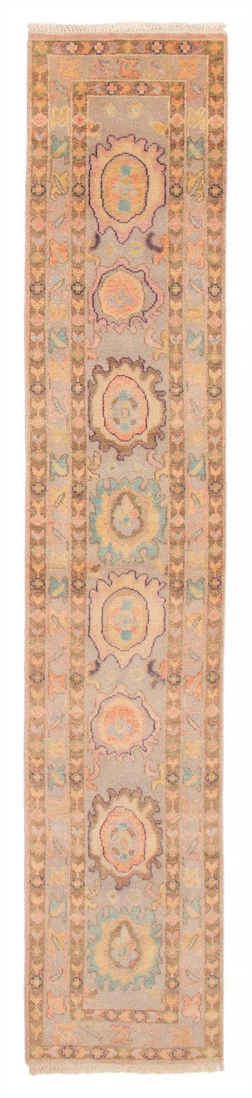 2’3″ x 11’8″ Vintage Hand-knotted Runner Rug Traditional Oriental Wool Carpet