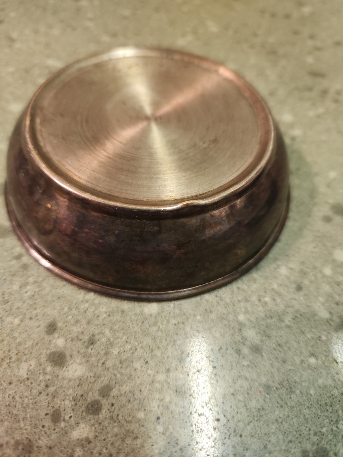 3 1950s 60s VTG W&S Blackinton Silverplate Drink Coaster/Ashtray Blue Enamel