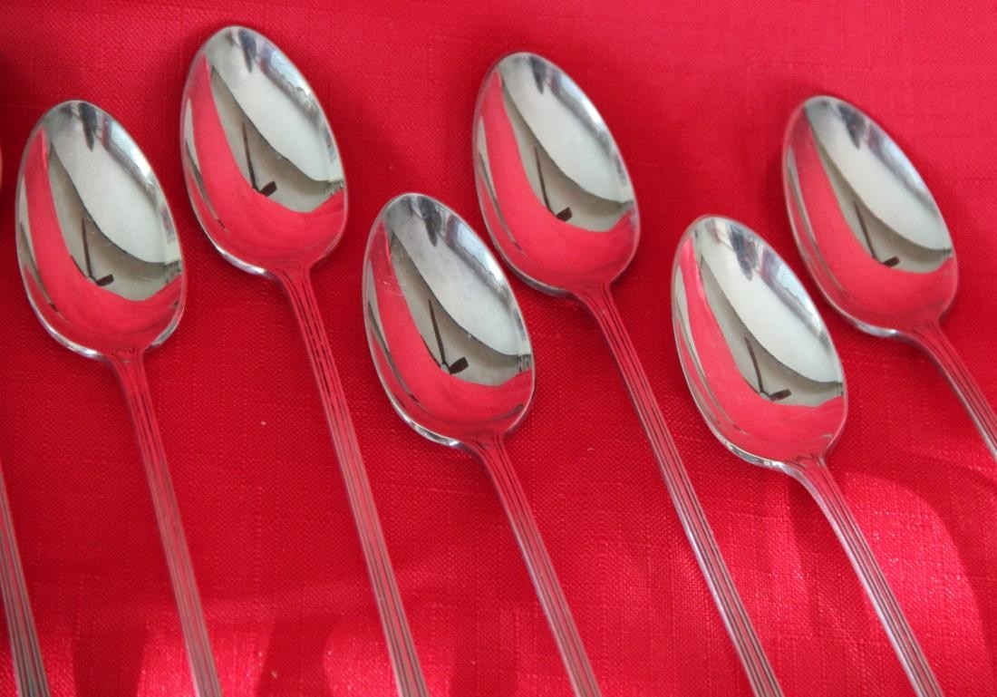 12 International Silver Wm. Rogers – Sovereign Iced Tea Spoons 1939 Silverplate