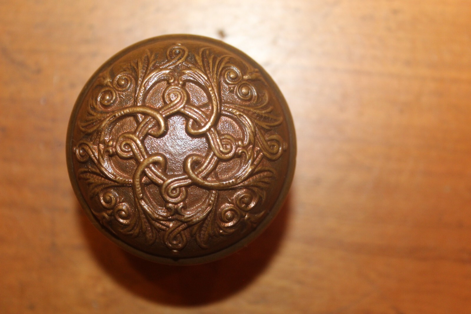 Antique Barrows Cast Bronze Doorknob H-41900 Baltic C:1900 T-180