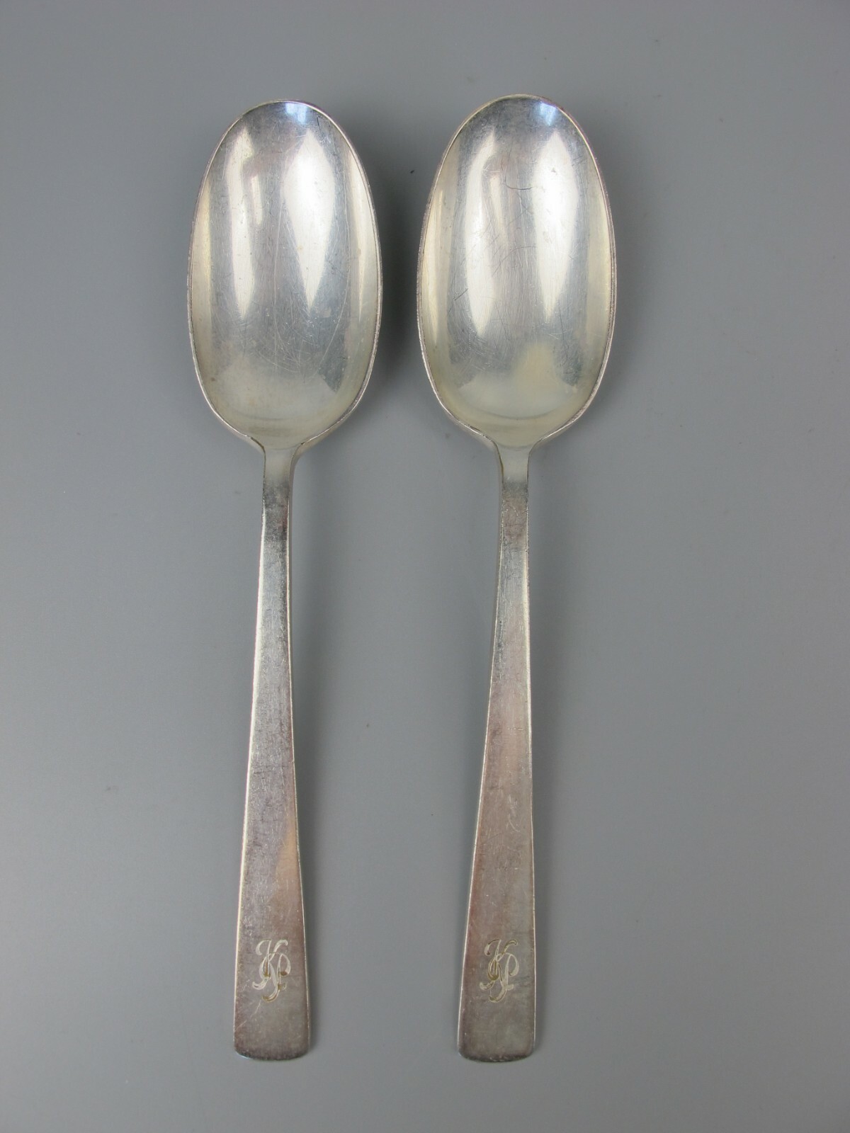 Mappin & Webb Serving Spoons x 2. Princess silver plate. Overture. Vintage 8.25″