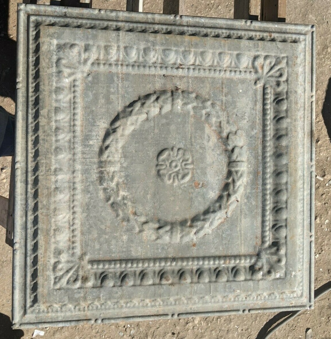 Antique Pressed Tin Ceiling (1 piece)*Free Shipping* As Seen On Fixer Upper
