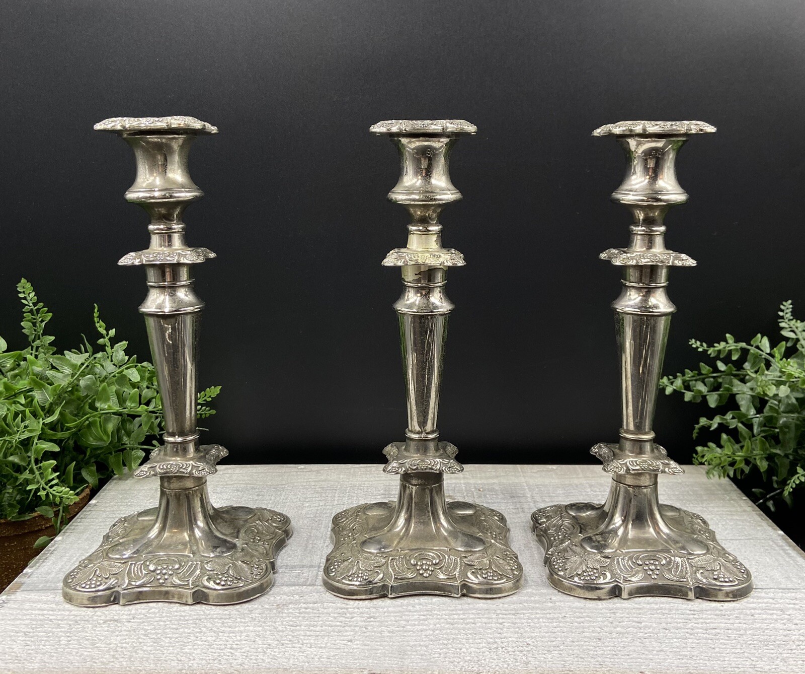GRENADIER England Silverplate Interchangeable CANDELABRA 6 Piece Set