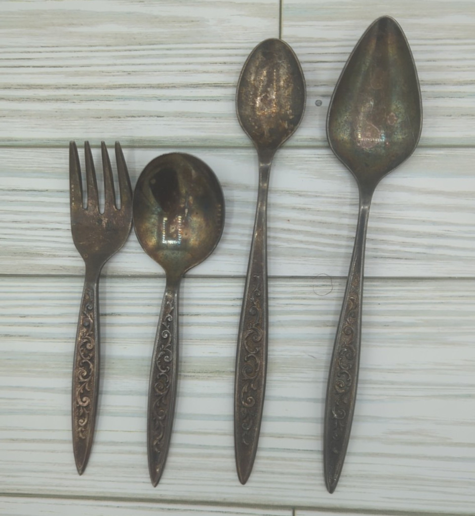 Rogers 1847 IS Silver Plate Children’s Fork And Spoons