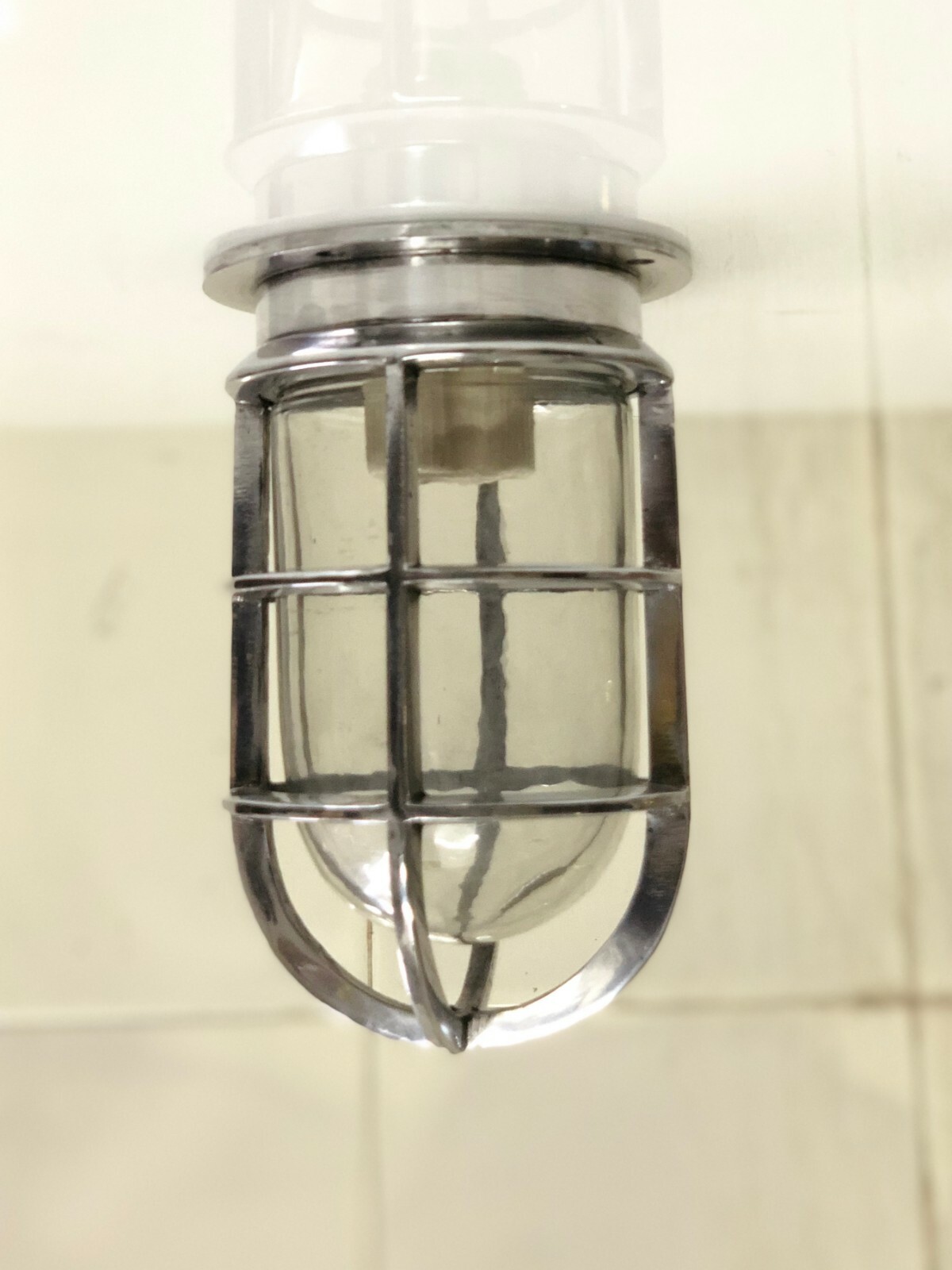 NAUTICAL VINTAGE MODEL SHIP POST MOUNTED BULKHEAD LIGHT MADE OF ALUMINIUM 1 PCS