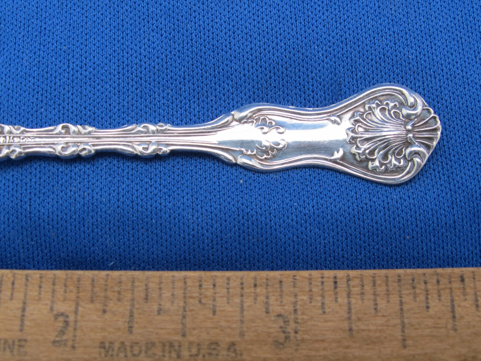 Roden Bros Canada Sterling IMPERIAL QUEEN Pattern DEMITASSE SPOON-Mono EGM