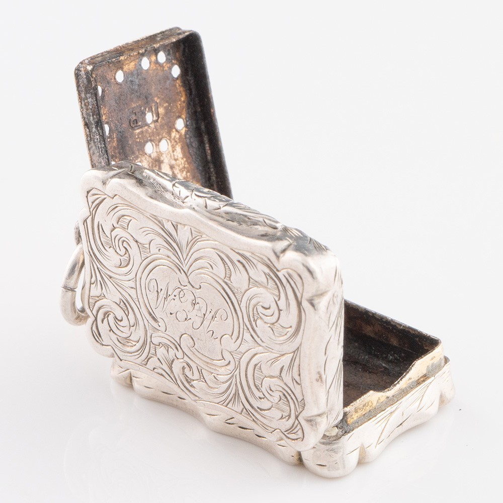 Sterling Silver Vinaigrette Birmingham 1850