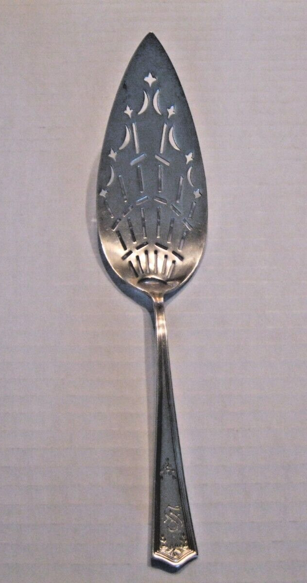 JOSEPH SEYMOUR VICTORIAN STERLING SILVER CAKE/PIE SERVER 8″ LONG