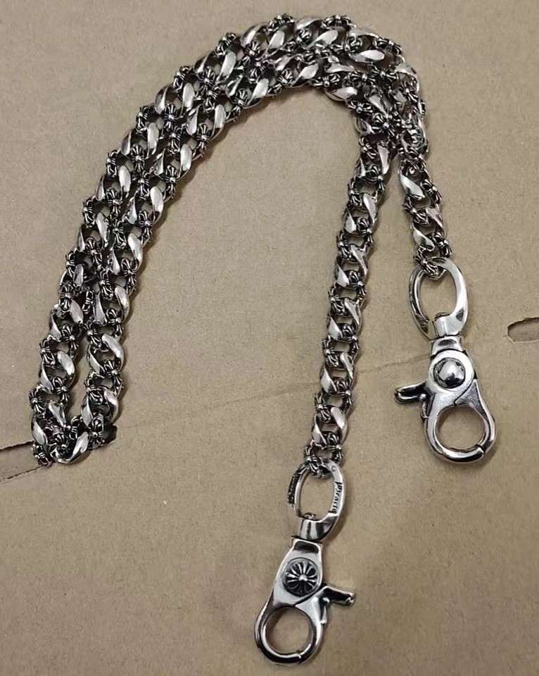 Chrome Hearts Cross Cuban Link Wallet Chain 20 inches