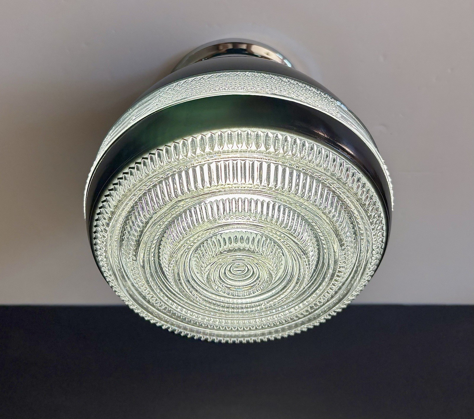 Antique 1930s 40s Art Deco Machine Age Theater Black Directional Ceiling Lights