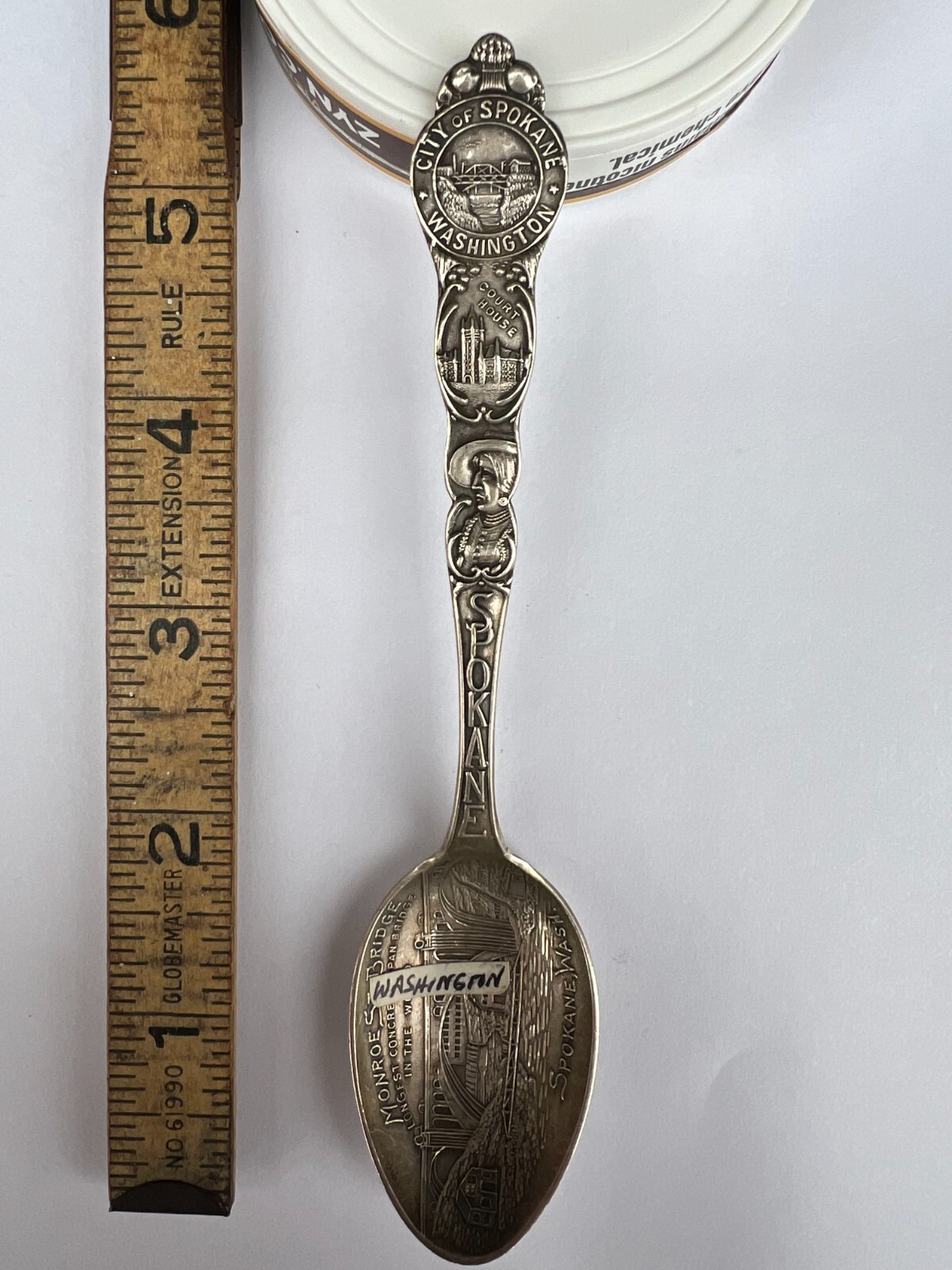 ANTIQUE STERLING “SPOKANE, WASHINGTON” SOUVENIR SPOON