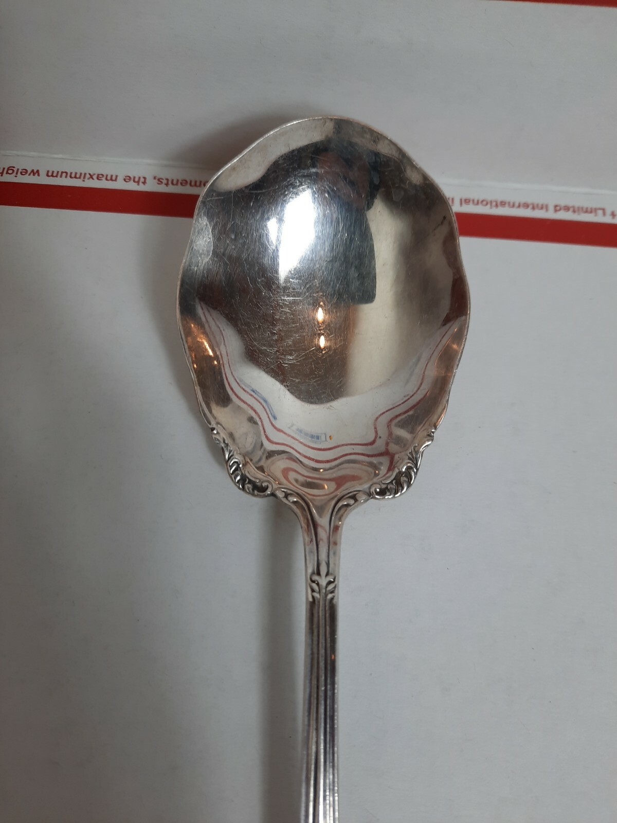 Community Silver Plate Triple Plus Serving Spoon 8.5″