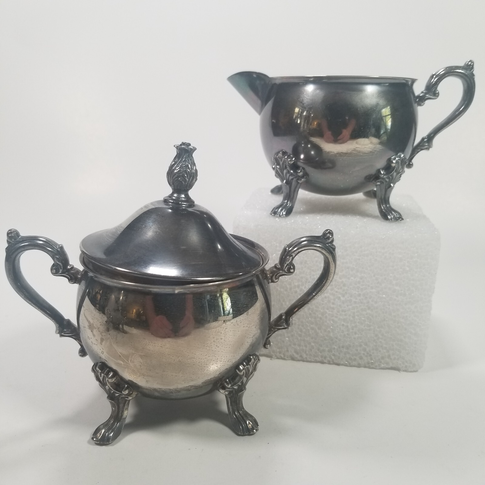 Sheridan Silver plated Tea Set Taunton Silversmiths 4 Pieces with Tray Vintage