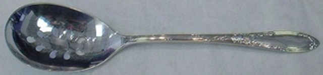Virginian by Oneida Sterling Silver Serving Spoon Pierced 9-Hole Ovoid Custom