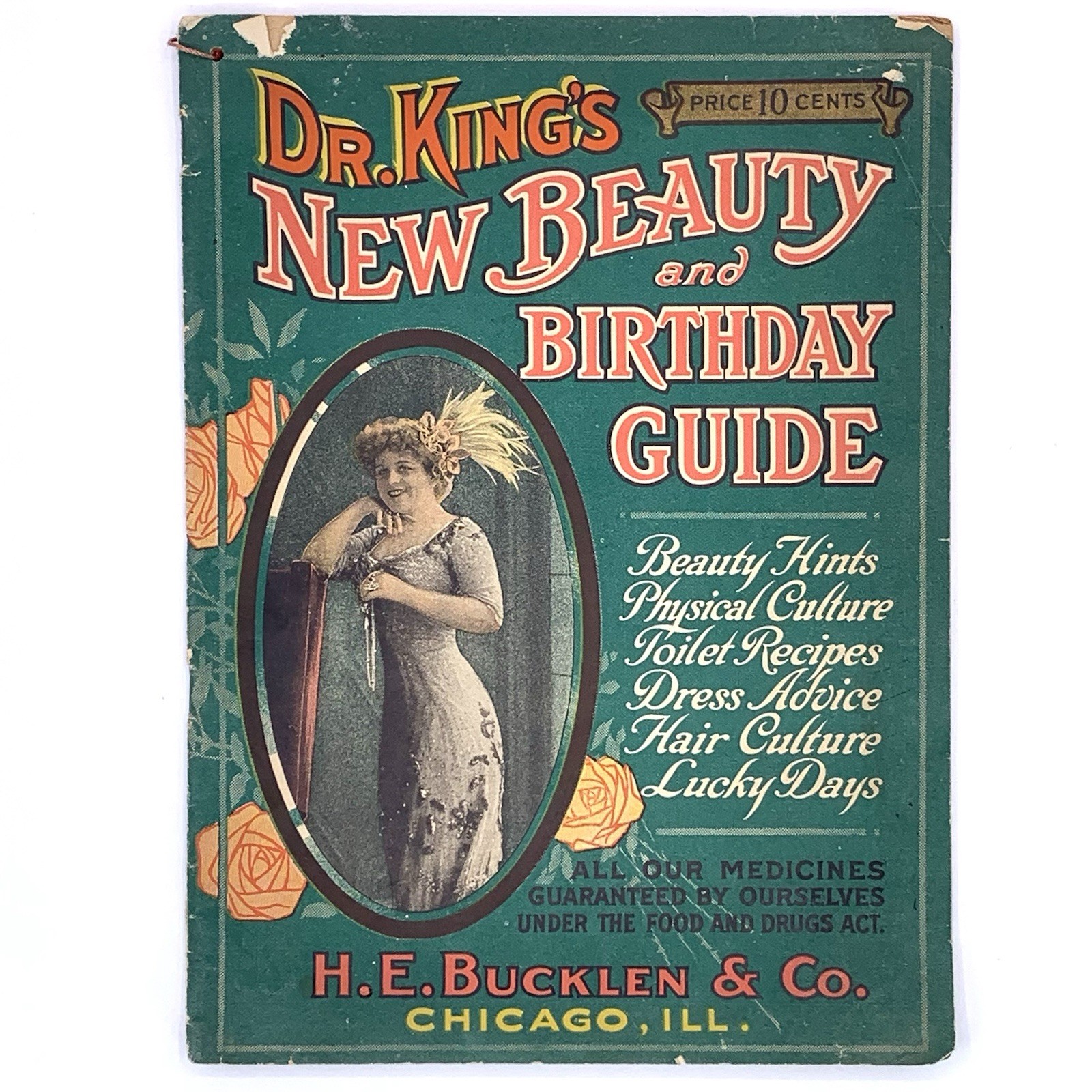 Quack Medicine Dr Kings New Beauty & Birthday Guide HE Bucklen Chicago Utica NY