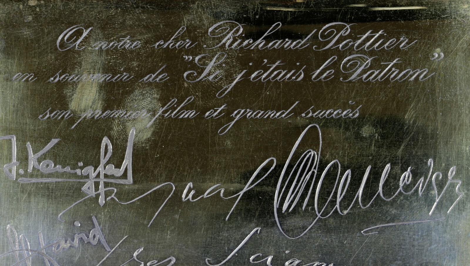 Cinema Silver Dedication Richard Pottier Director Fernandel Luis Mariano