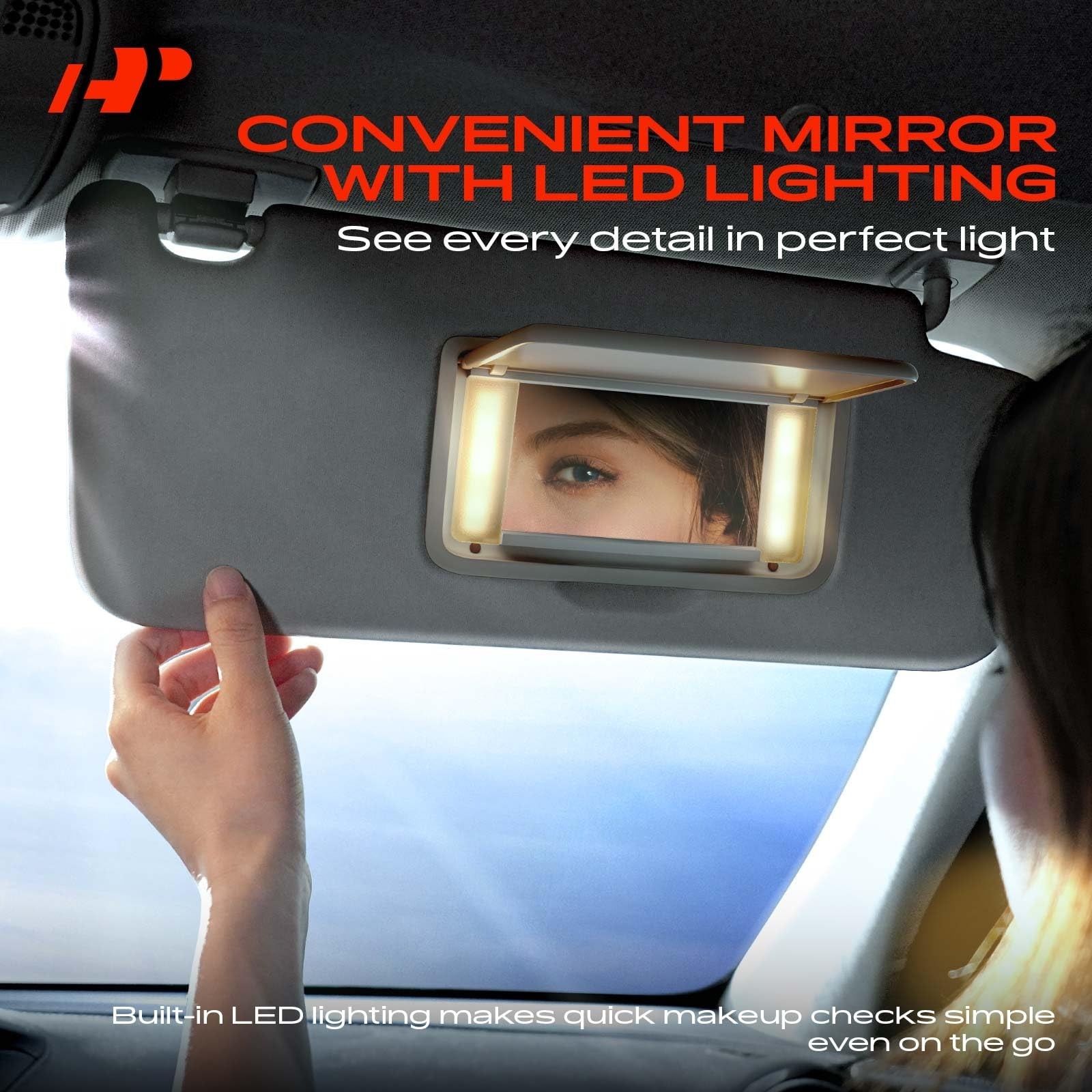 A-Premium Driver Left Side Sun Visor Compatible with Toyota Highlander 2014-2…