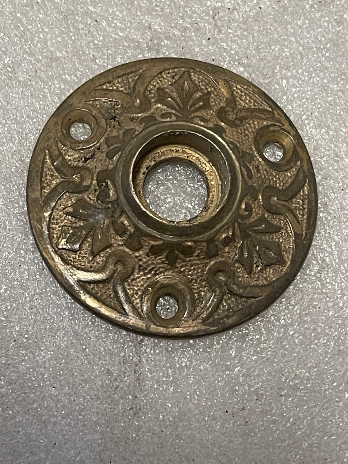 Antique Rosette Norwalk G-10200 bronze brass ornate 1885